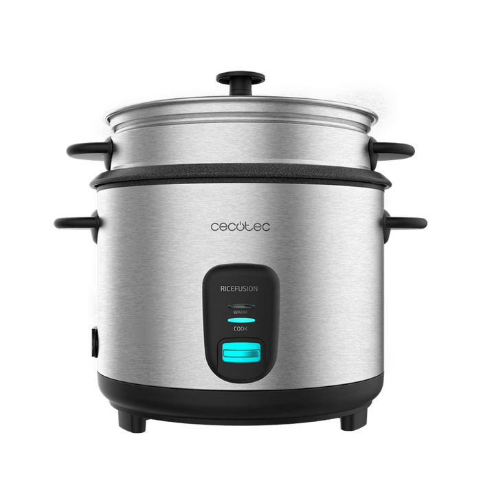 Oală electrică pentru orez Cecotec Ricefusion 7000 Inox Max, 1,8 l, 700 W, inox
