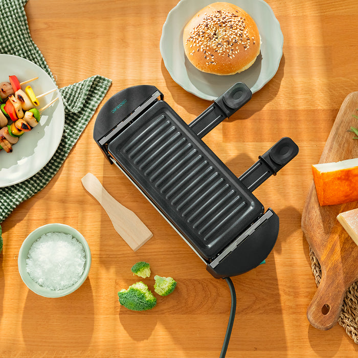 Raclette cu grill Cecotec Cheese&Grill 3200 Pocket, 320 W, pentru 2 persoane