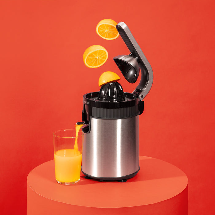 Storcător electric cu pârghie Cecotec Xqueeze RetroJuice 600 Steel, 600 W, 1 l, 17 × 30 × 22,5 cm