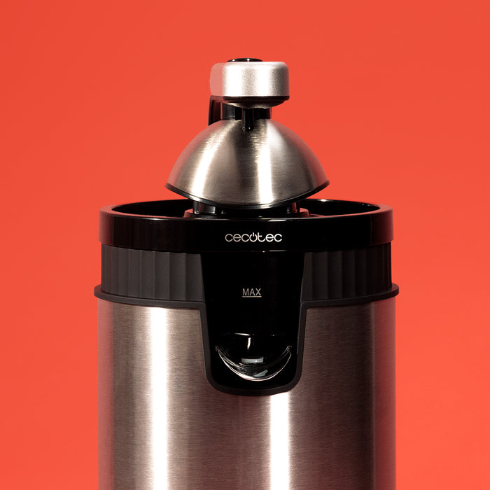 Storcător electric cu pârghie Cecotec Xqueeze RetroJuice 600 Steel, 600 W, 1 l, 17 × 30 × 22,5 cm