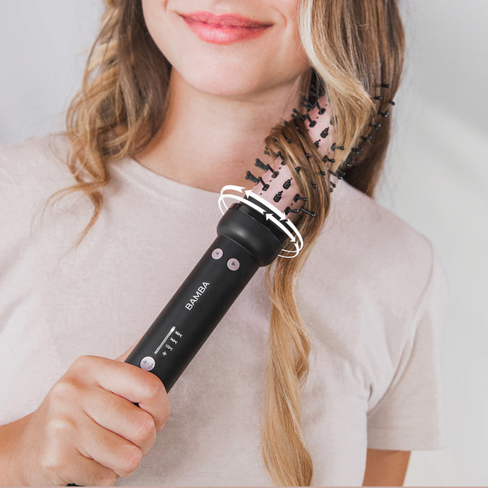 Perie ondulatoare cu aer cald Cecotec InstantCare Curly AirFlow, diametru 30 mm, temperatură 120–160 °C, cablu 1,9 m