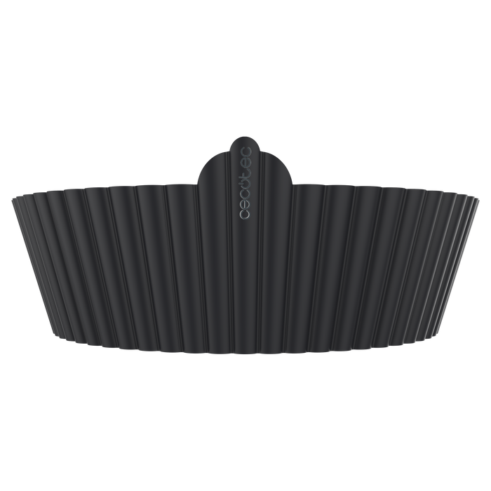 Set de forme din silicon pentru friteuză cu aer Cecotec Cecofry Bucket Pack Accesories, 3 bucăți, 22 × 6 cm