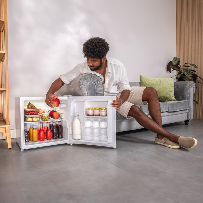 Mini frigider Cecotec GrandCooler 20000 L SilentCompress White E, 46 l, clasa E, alb