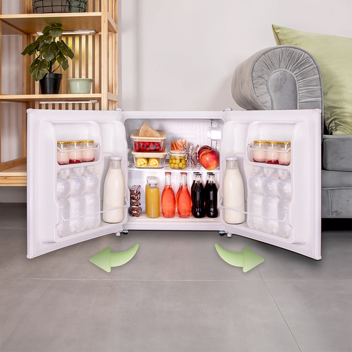 Mini frigider Cecotec GrandCooler 20000 L SilentCompress White E, 46 l, clasa E, alb