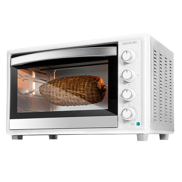 Mini cuptor cu convecție Cecotec Bake&Toast 4600 White Gyro, 46 l, 2000 W, 12 funcții, alb