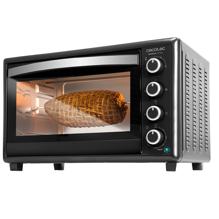 Mini cuptor electric cu convecție Cecotec Bake&Toast 4600 Black Gyro, 46 l, 2000 W, 12 funcții