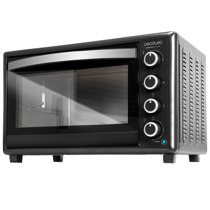 Mini cuptor electric cu convecție Cecotec Bake&Toast 4600 Black Gyro, 46 l, 2000 W, 12 funcții