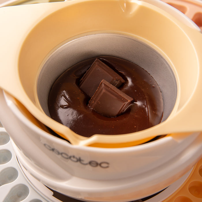 Aparat pentru jeleuri și fondue de ciocolată Cecotec Fun&Sugar Gummy, 2 în 1, 40 W, 14,5 × 10,1 × 14,5 cm