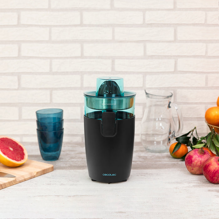 Storcător electric de citrice Cecotec Zitrus TowerAdjust Easy Black 800 Inox, 800 W, recipient 0,5 l, negru
