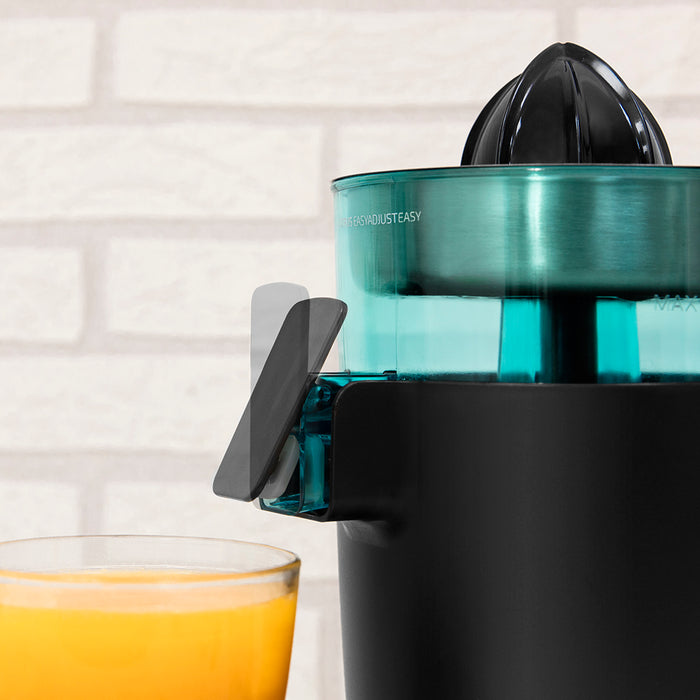 Storcător electric de citrice Cecotec Zitrus TowerAdjust Easy Black 800 Inox, 800 W, recipient 0,5 l, negru