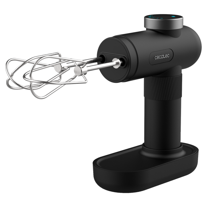 Mixer de mână Cecotec PowerTwist Battery, 50 W, 6 trepte, autonomie de până la 40 min
