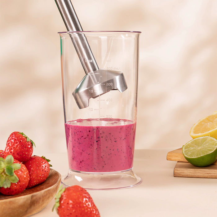 Blender vertical Cecotec Power RetroYellow 1200MAX Cream&Crush, 1200 W, 0,5 l, 2 trepte, galben