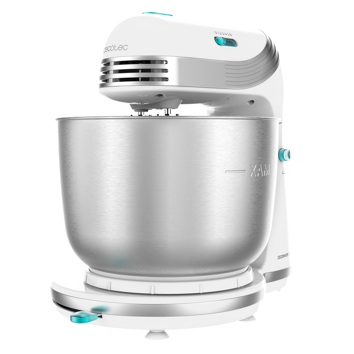 Mixer planetar Cecotec Cecomixer Easy White, 3 l, 6 trepte de putere, 5 funcții