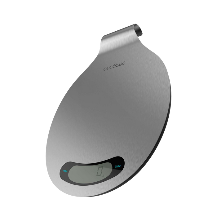Cântar de bucătărie Cecotec Cook Control 10400 Smart Healthy EasyHang, 8 kg, precizie 1 g, platformă din inox