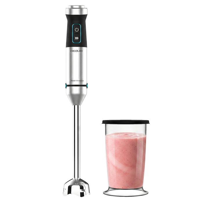 Blender de mână Cecotec Power TitanBlack 1500 XL Ultra, 1500 W, recipient de 800 ml