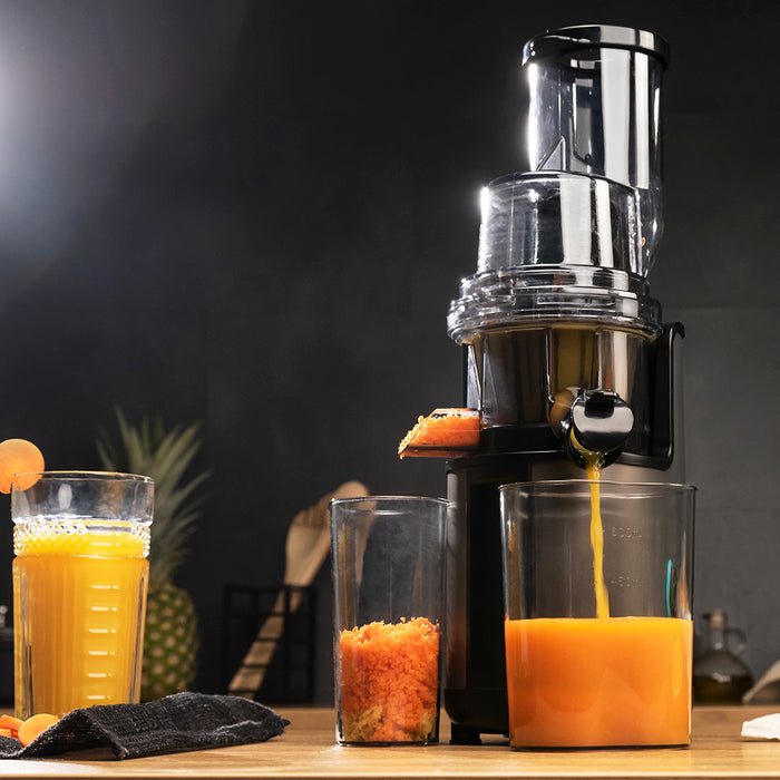 Storcător cu presare la rece Cecotec Juice&Live 2500 EasyClean, 200 W, 70 rpm, negru