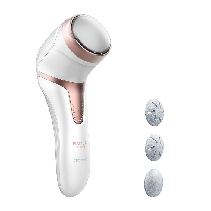 Pilă electrică pentru picioare Cecotec SkinCare, 2 viteze, autonomie 100 min, 3 discuri