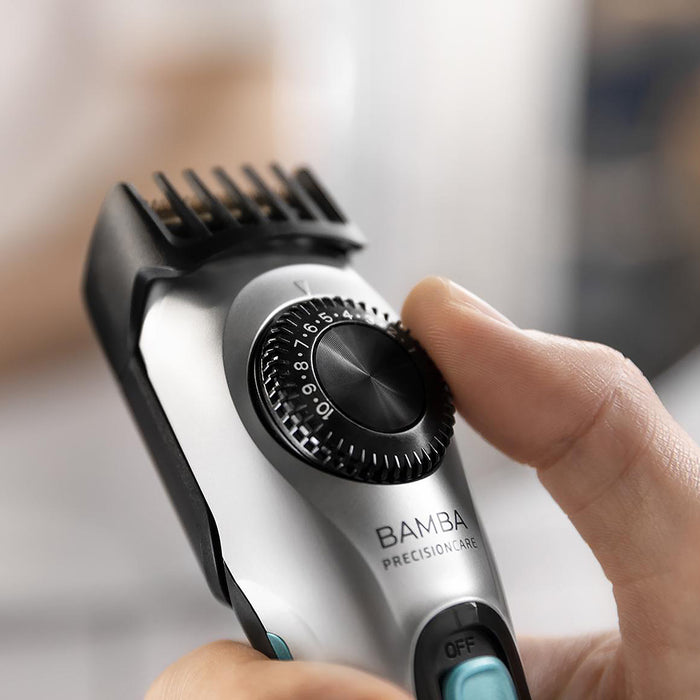 Trimmer pentru barbă Cecotec PrecisionCare AllDrive Pro, 19 trepte, 1–10 mm, autonomie 75 min