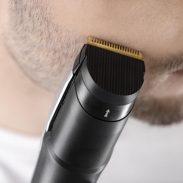 Trimmer pentru barbă Cecotec PrecisionCare AllDrive Pro, 19 trepte, 1–10 mm, autonomie 75 min