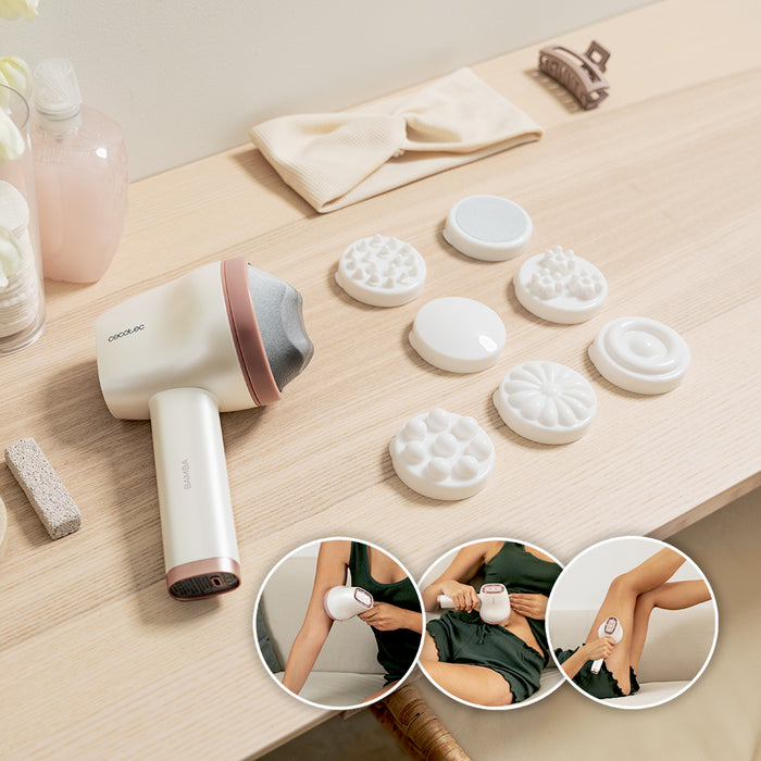 Aparat de masaj anticelulitic Cecotec SkinCare Push Up, 8 capete, 5 moduri, 6 niveluri de intensitate