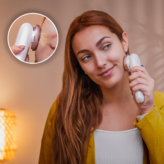 Aparat de masaj facial cu fototerapie Cecotec FaceCare LightSonic, 3 moduri, 5 trepte EMS, 60 min autonomie