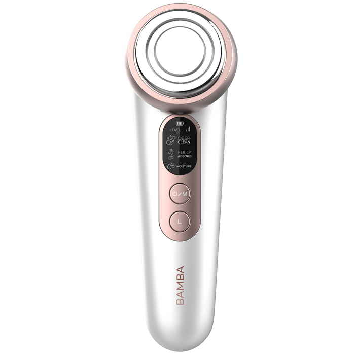 Aparat de masaj facial cu fototerapie Cecotec FaceCare LightSonic, 3 moduri, 5 trepte EMS, 60 min autonomie