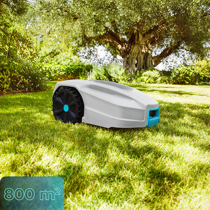Robot de tuns gazonul Cecotec Conga GrassHopper 800 Connected, 800 m², pantă maximă 35%, baterie 4000 mAh