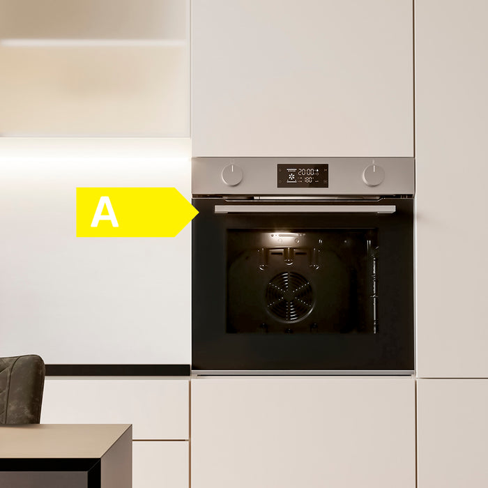 Cuptor încorporabil cu piroliză Cecotec Bolero Hexa P526000 Line A, 73 l, 2800 W, clasa A, inox