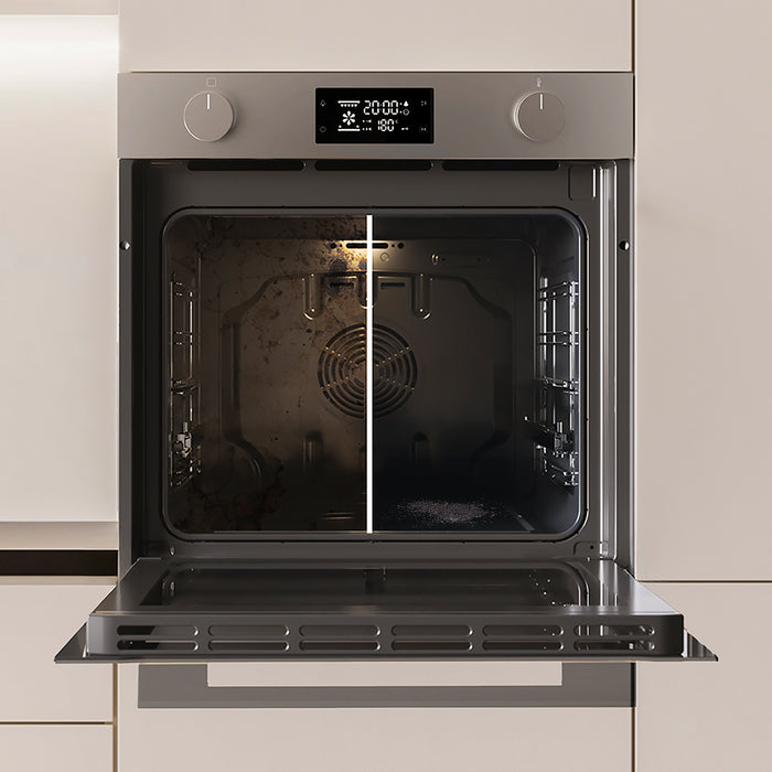 Cuptor încorporabil cu piroliză Cecotec Bolero Hexa P526000 Line A, 73 l, 2800 W, clasa A, inox