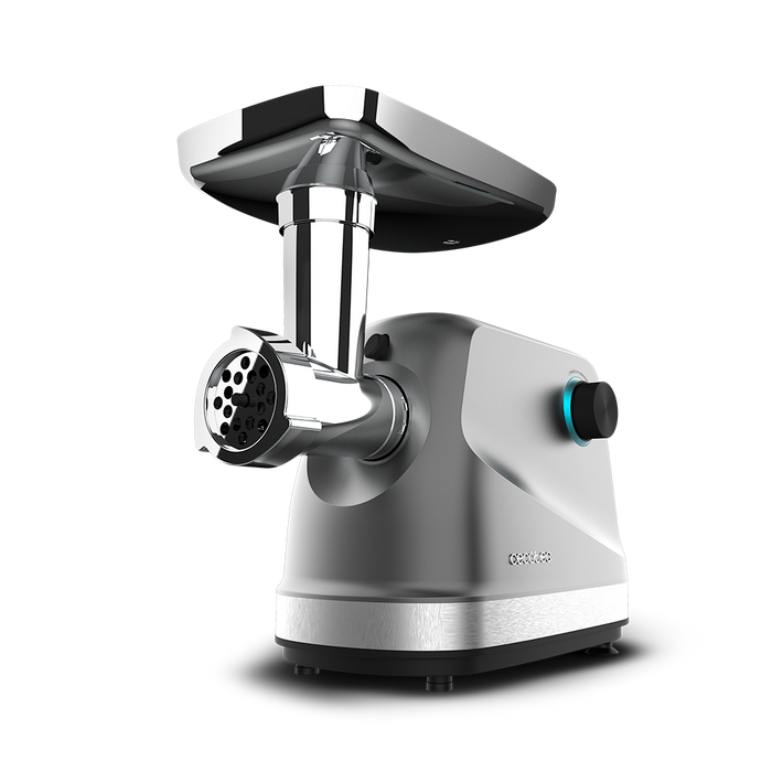 Mașină de tocat carne Cecotec Crusher 1400 Steel, 1360 W, 1,5 kg/min, 3 discuri