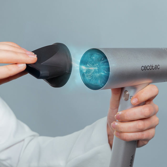 Uscător de păr Cecotec IoniCare RockStar Aluminum, 2000 W, 105000 rpm, 3 viteze, 4 trepte de temperatură