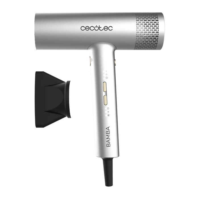 Uscător de păr Cecotec IoniCare RockStar Aluminum, 2000 W, 105000 rpm, 3 viteze, 4 trepte de temperatură