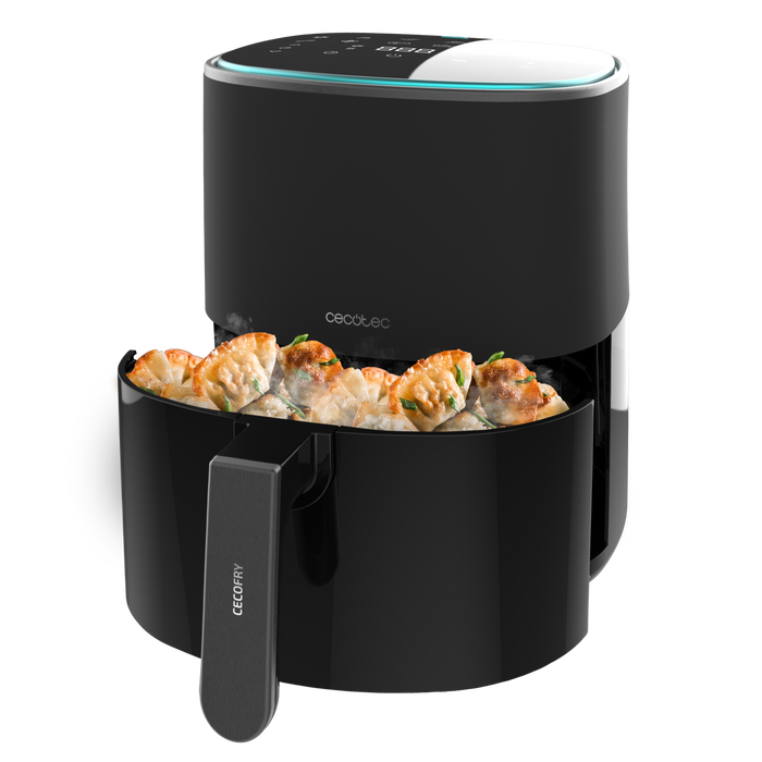 Friteuză cu aer Cecotec Cecofry Fantastik 6500, 6,5 l, 1700 W, 12 programe, neagră