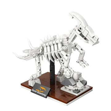 Set de construcție Linoos Dino Museum, Parasaurolophus, model schelet