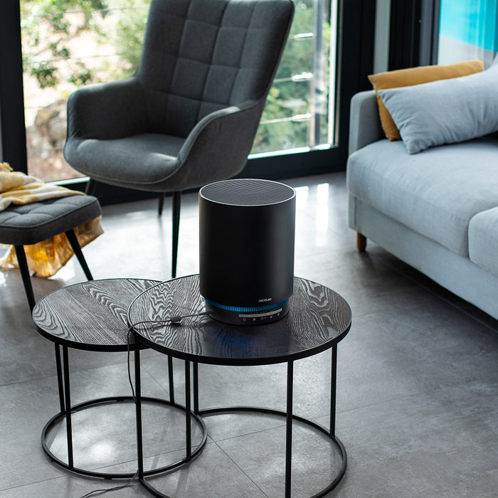 Purificator de aer Cecotec TotalPure 1800 Style Pro Connected, 130 m³/h, acoperire 40 m³, 4 etape de filtrare, Wi-Fi
