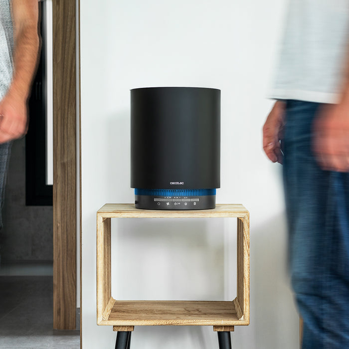 Purificator de aer Cecotec TotalPure 1800 Style Pro Connected, 130 m³/h, acoperire 40 m³, 4 etape de filtrare, Wi-Fi