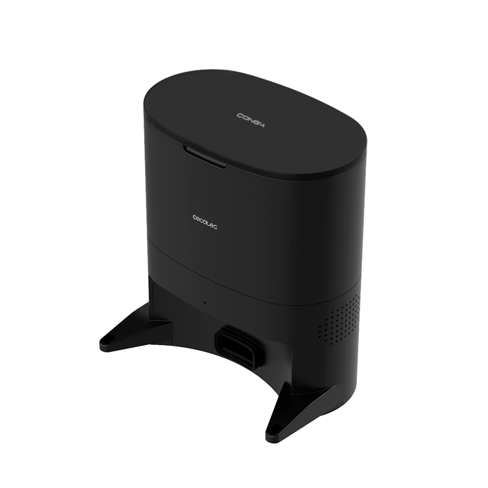 Stație de golire automată Cecotec Conga Home 2000, 2 l, 20 × 27 × 32 cm, neagră