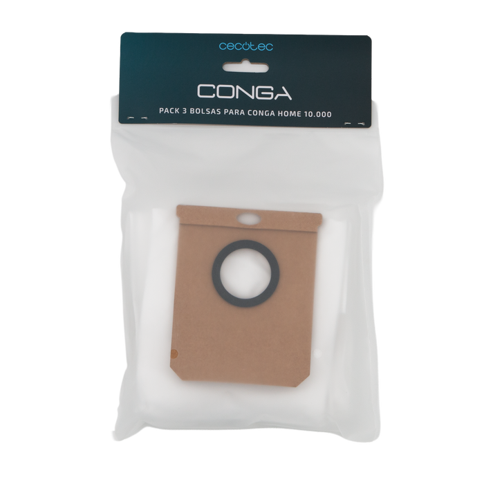 Saci igienici pentru bază cu golire automată Cecotec Conga Home 10000, set de 3, capacitate 2,5 l/sac