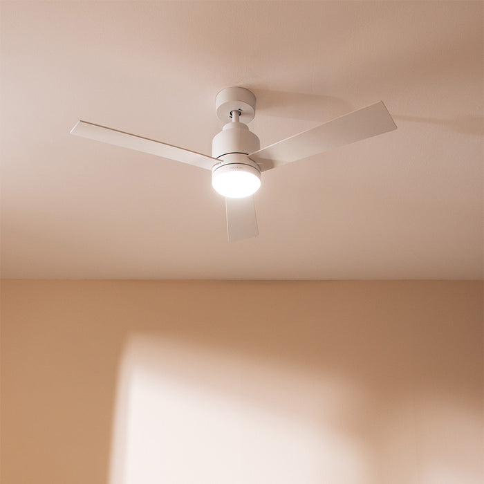 Ventilator de tavan cu iluminare LED Cecotec EnergySilence Aero 4850 Style White, 30 W, diametru 122 cm, 6 viteze, alb