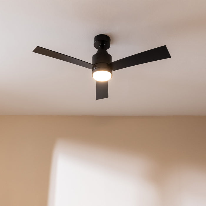 Ventilator de tavan Cecotec EnergySilence Aero 4850 Style Black, 30 W, diametru 122 cm, 6 trepte, negru
