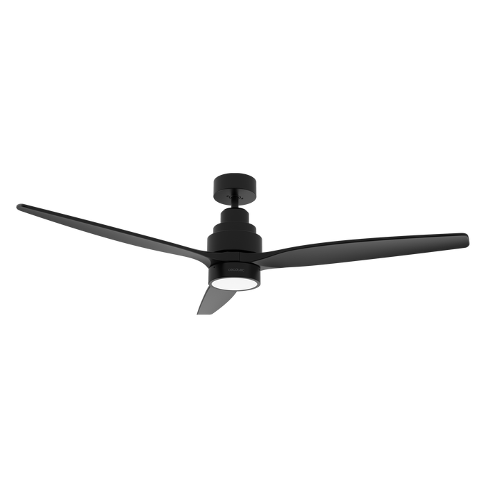 Ventilator de tavan Cecotec EnergySilence Aero 5350 Black Design, 40 W, diametru 132 cm, 6 trepte, negru