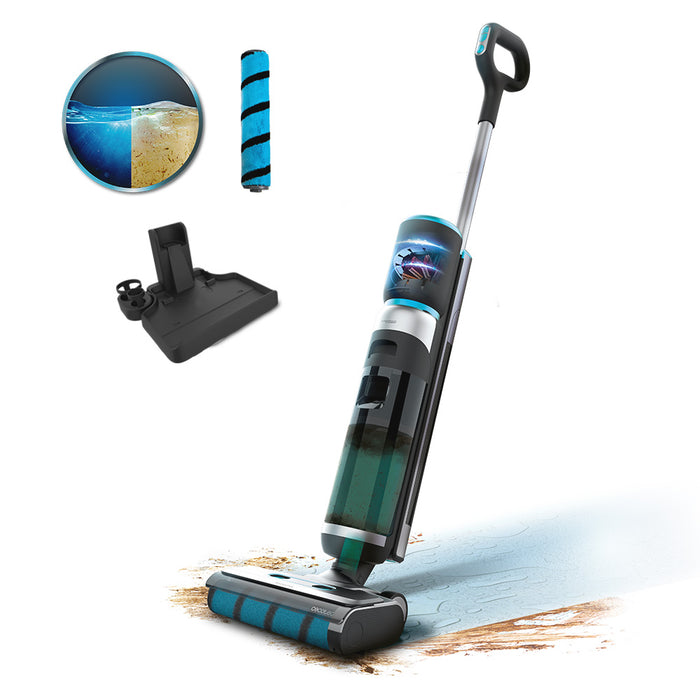 Mop electric Cecotec FreeGo Wash&Vacuum, 200 W, autonomie 35 min, rezervoare 700 ml + 700 ml