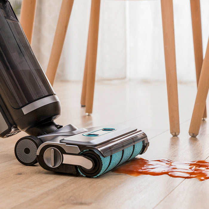 Mop electric Cecotec FreeGo Wash&Vacuum, 200 W, autonomie 35 min, rezervoare 700 ml + 700 ml