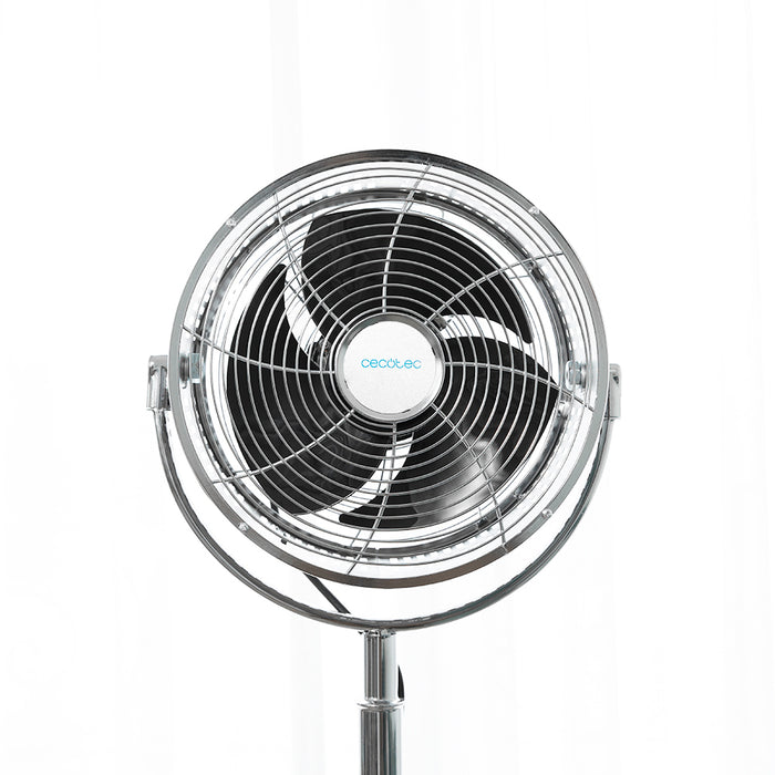 Ventilator cu trepied Cecotec EnergySilence 1200 Woody, 80 W, diametru 30 cm, 3 trepte, aspect lemn