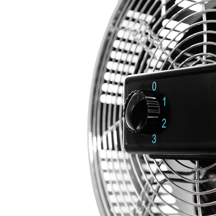Ventilator cu trepied Cecotec EnergySilence 1200 Woody, 80 W, diametru 30 cm, 3 trepte, aspect lemn