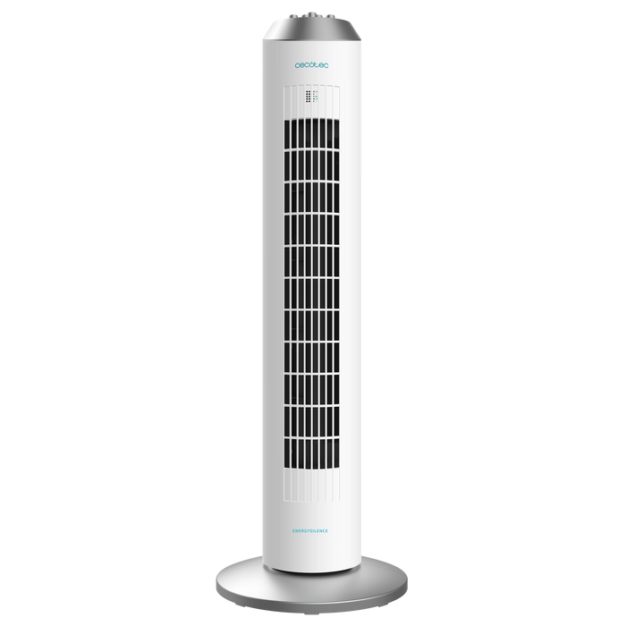 Ventilator turn Cecotec EnergySilence 8090 Skyline, 60 W, 84 cm, 3 trepte, alb