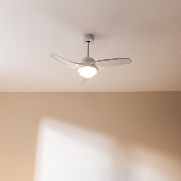 Ventilator de tavan cu iluminare LED Cecotec EnergySilence Aero 460, 49 W, diametru 106 cm, 3 trepte