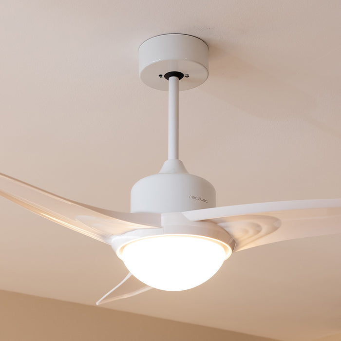 Ventilator de tavan cu iluminare LED Cecotec EnergySilence Aero 460, 49 W, diametru 106 cm, 3 trepte