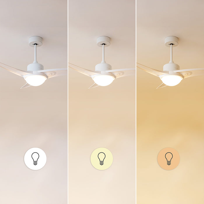 Ventilator de tavan cu iluminare LED Cecotec EnergySilence Aero 460, 49 W, diametru 106 cm, 3 trepte