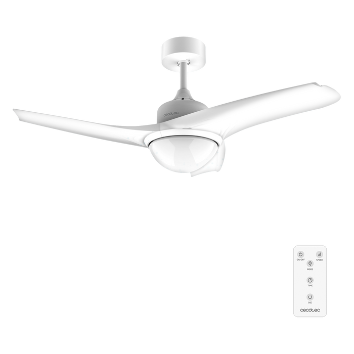 Ventilator de tavan cu iluminare LED Cecotec EnergySilence Aero 460, 49 W, diametru 106 cm, 3 trepte